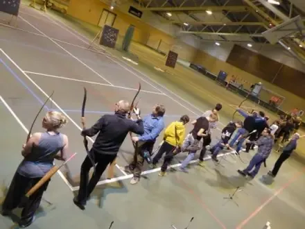 Full konsntrasjon under starten på konkurransen