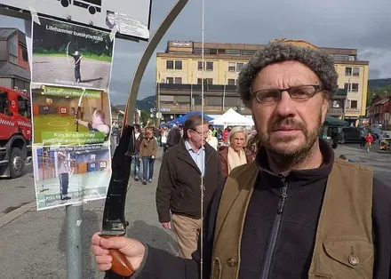 Lillehammer bueskytterklubb profilerer seg på Lilletorget