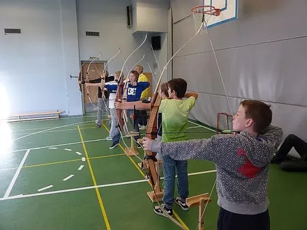 Juniorene trener på 18 meter med god presisjon