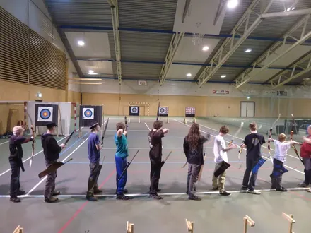 Bueskyttere på linje
